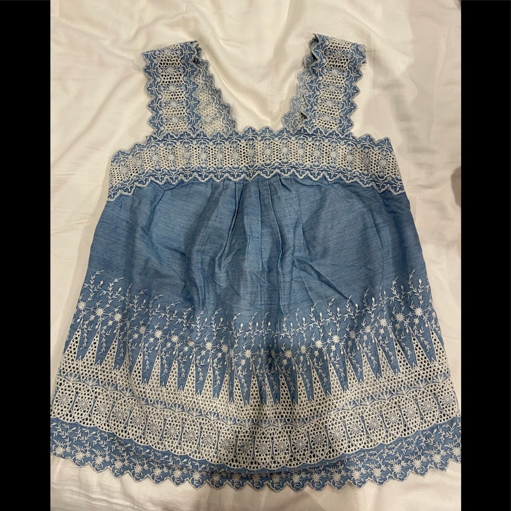 GAP eyelet blouse